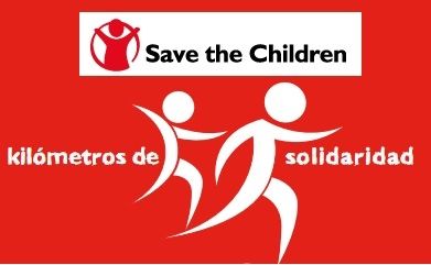 Cartel carrera solidaria Save the Children