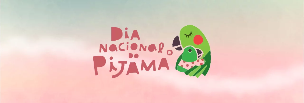 Cartel Dia Internacional do pijama