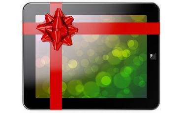 Tablet con lazo regalo